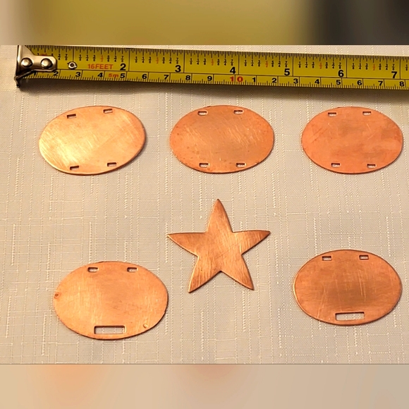 6 Copper enamelling blanks - Picture 4 of 6
